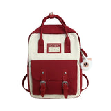 Travel Laptop Backpack with Plush Pendant - Durable School Daypack