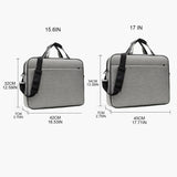 Laptop Bag 15.6 17 inch Sleeve Case Shoulder Straps Handbag Briefcase F3MD