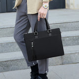 Men Laptop Bag Briefcases Handbag Shoulder Business Work Tote Office Storage