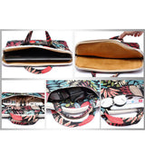 Leaf Pattern Retro Laptop Bag 11-15.6 inch Laptop and Tablet