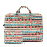 Leaf Pattern Retro Laptop Bag 11-15.6 inch Laptop and Tablet