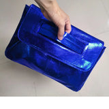 Women's PU Leather Laptop Bag Crossbody Shoulder Messenger Clutches