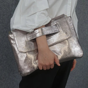 Women's PU Leather Laptop Bag Crossbody Shoulder Messenger Clutches