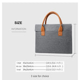 Laptop Bag Men Briefcase Women Hand Bag Notebook Carrying Case 13 14 15.6 inch