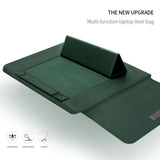 Waterproof PU Leather Laptop Standable Case with Holder Function