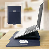Waterproof PU Leather Laptop Standable Case with Holder Function