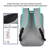 Laptop USB Business Backpack School Bag Rucksack for Men Women Anti Theft