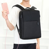 Men's Laptop USB Backpack Business Notebook Waterproof Travel Bagpack