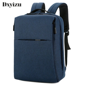 Men's Laptop USB Backpack Business Notebook Waterproof Travel Bagpack