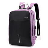 USB Charging Backpack Women Schoolbag Anti Theft Business Travel Bag