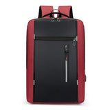 Men's Business Laptop Backpack with USB Charging