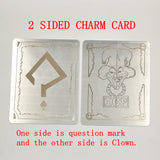 ICP Great Milenko Joker Trading Card Stainless Steel Charm Juggalo