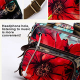 Large Baby Diaper Bag Backpack Waterproof Flowers Printing Handbag
