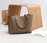 Large Leather Shoulder Bag All-match Cowhide Diagonal Bag Female Handbag