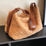 Plush Handbag High Messenger Bags Women