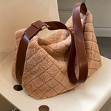 Plush Handbag High Messenger Bags Women