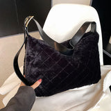 Plush Handbag High Messenger Bags Women