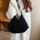 Plush Handbag High Messenger Bags Women