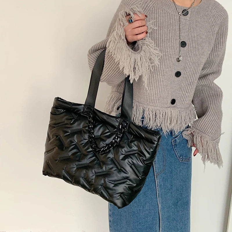 Large Bags Ladies Bread Clothes Shopping Bag Texture