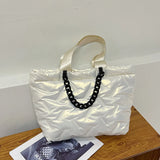Large Bags Ladies Bread Clothes Shopping Bag Texture