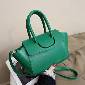 Large Bags Ladies Handbags PU Leather Messenger Bags High Retro Shopping Bag