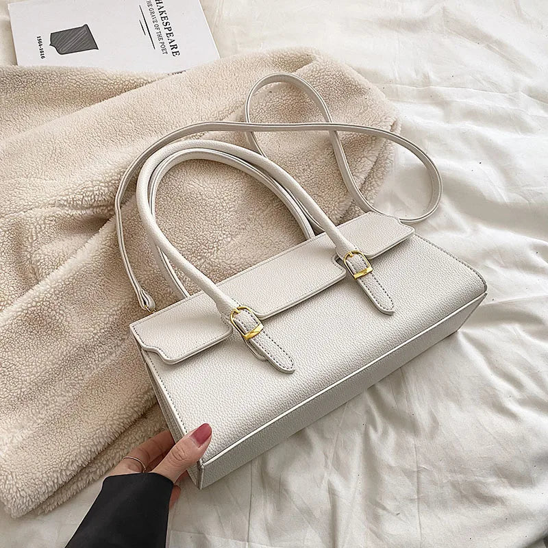 PU Leather Shoulder Bags Western Style Handbags For Women
