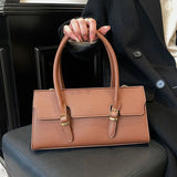 PU Leather Shoulder Bags Western Style Handbags For Women