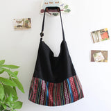 Bohemian Vintage Women Shoulder Bag Cotton Canvas Bag