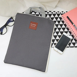 Large Canvas A4 File Folder Business Briefcase
