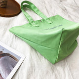 Large Canvas Bags Women Handbag Shoulder Big Tote Girls Purses