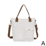 Canvas Handbag Vintage Large Capacity Multi-Pocket Cross