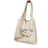 Large Canvas Shoulder Shopper Bag for Women Ladies Tote Bags Female Handbags