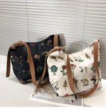 Large Canvas Tote Bag Women Big Capacity Shopping Handbag Casual Lady Nylon Shou