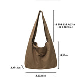 Large Canvas Women Shoulder Shopper Bag Fabric Cotton Cloth Shopping Bag