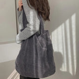 Large Canvas Women Shoulder Shopper Bag for Woman Female Handbags