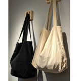 Large Canvas Women Shoulder Shopper Bag for Woman Female Handbags