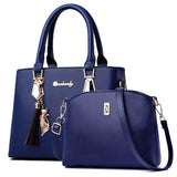 Large Capacity Women's Tote Bag PU Leather Handbag Shoulder Wallet Bags