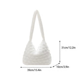 Soft Plush Women Shoulder Bag Fluffy Crossbody Casual Female Handbag