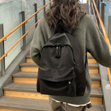 Large Capacity Backpack Bookbag Soft Handle Shoulder Straps Business