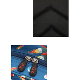 Cartoon Rocket Print Large Capacity Backpack School Bag