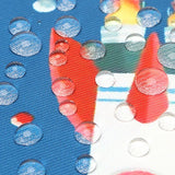 Cartoon Rocket Print Large Capacity Backpack School Bag