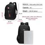 Large Capacity Men's Backpack for Outdoor Hiking School Sports Bag