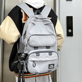 Large Capacity Laptop Backpack 15.6 Oxford High School Bags Teen College Student