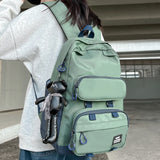 Large Capacity Laptop Backpack 15.6 Oxford High School Bags Teen College Student