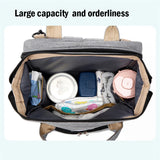 Large Capacity Backpack Mother Diaper Bags Convenient Travel Nappy Handbag
