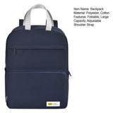Large Capacity Backpack Waterproof Anti-theft Schoolbag Solid Travel Student Bag