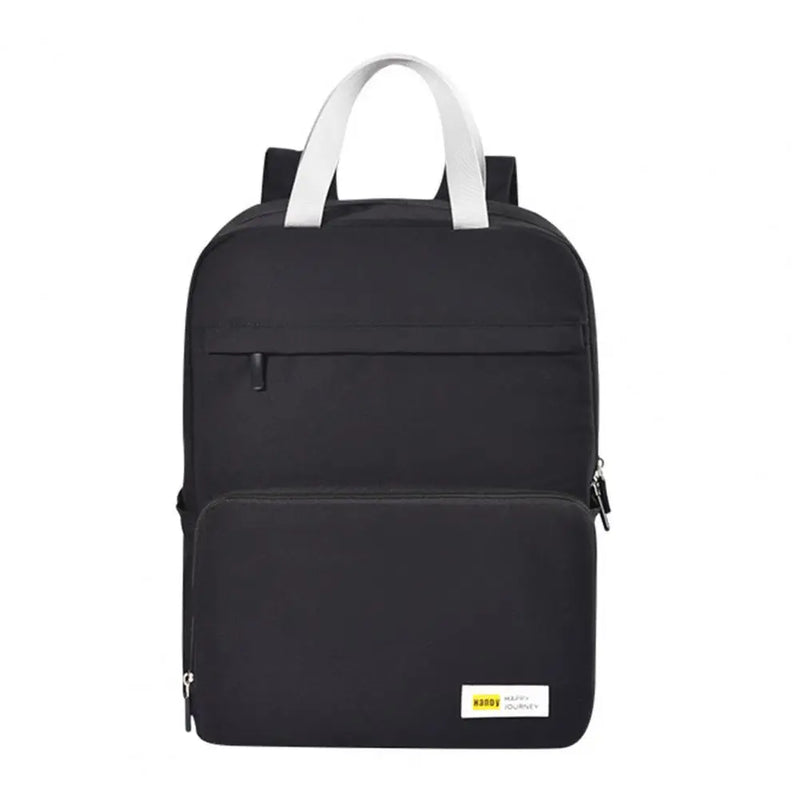 Large Capacity Backpack Waterproof Anti-theft Schoolbag Solid Travel Student Bag