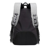Large Capacity Backpack Men Women 15 Inch Laptop Oxford High School College Stud