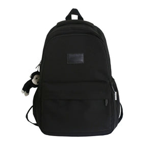 Large Capacity Nylon College Bookbag for Student Teenagers Girls