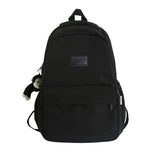 Large Capacity Nylon College Bookbag for Student Teenagers Girls